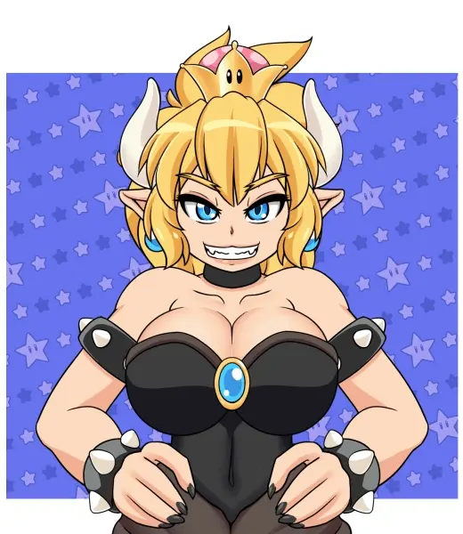 Bowsette is bouncy