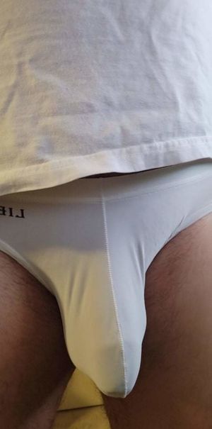 My white bikini underwear