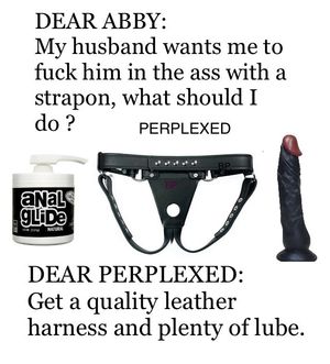 Hubby wants pegged by wife