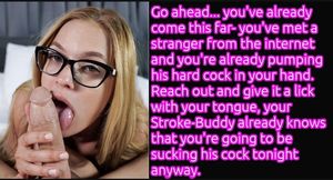 I wanna lick a man tonight