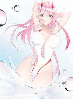 Zero-Two has an incredible body