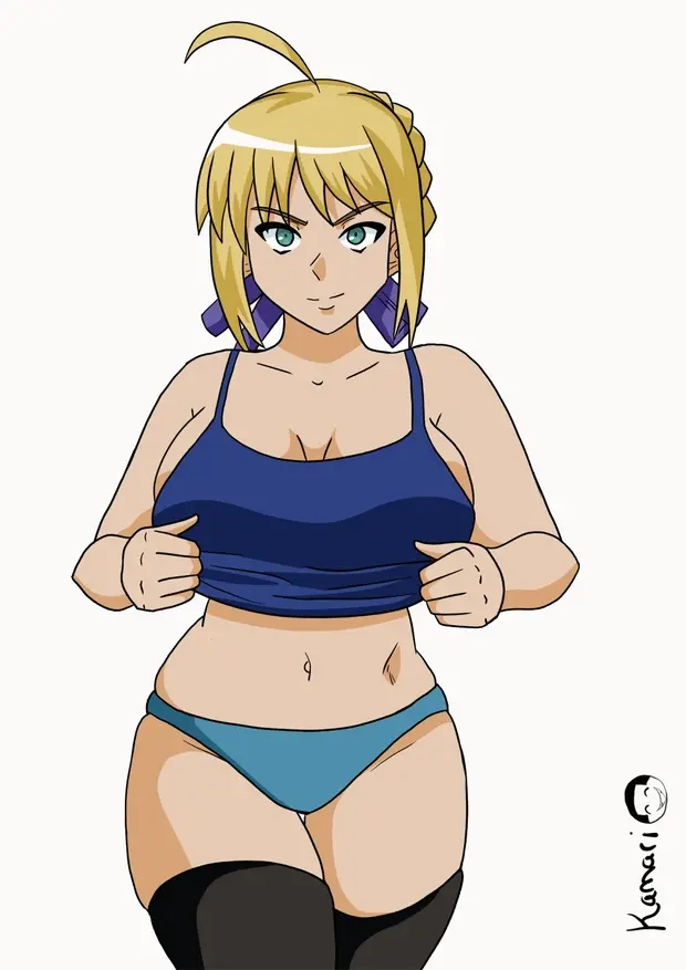 Blonde chick flashing tits