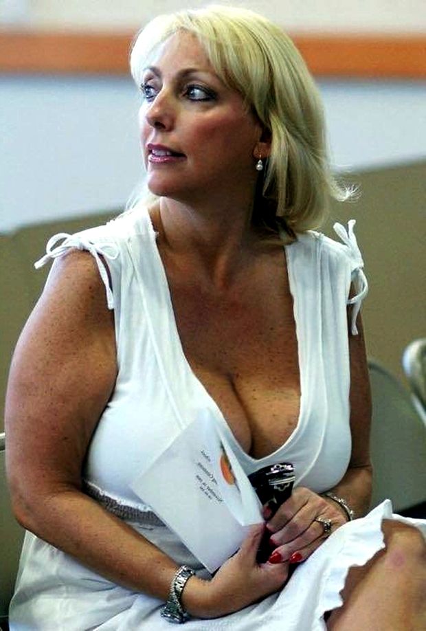 This 63 year old grandmother is definitely fuckable!  Love those big natural jugs!