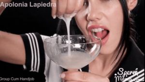 drinking cum in front of your friends