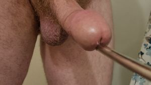 7mm sounding rod in my cock