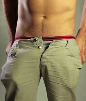 watching him undress