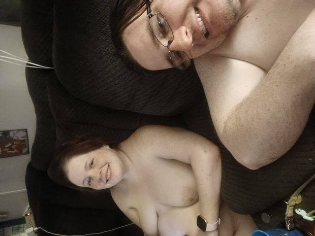Wife and I hanging out naked