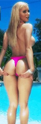 Jessie Rogers sweet booty jiggle