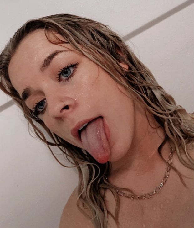 Ready to suck in the shower