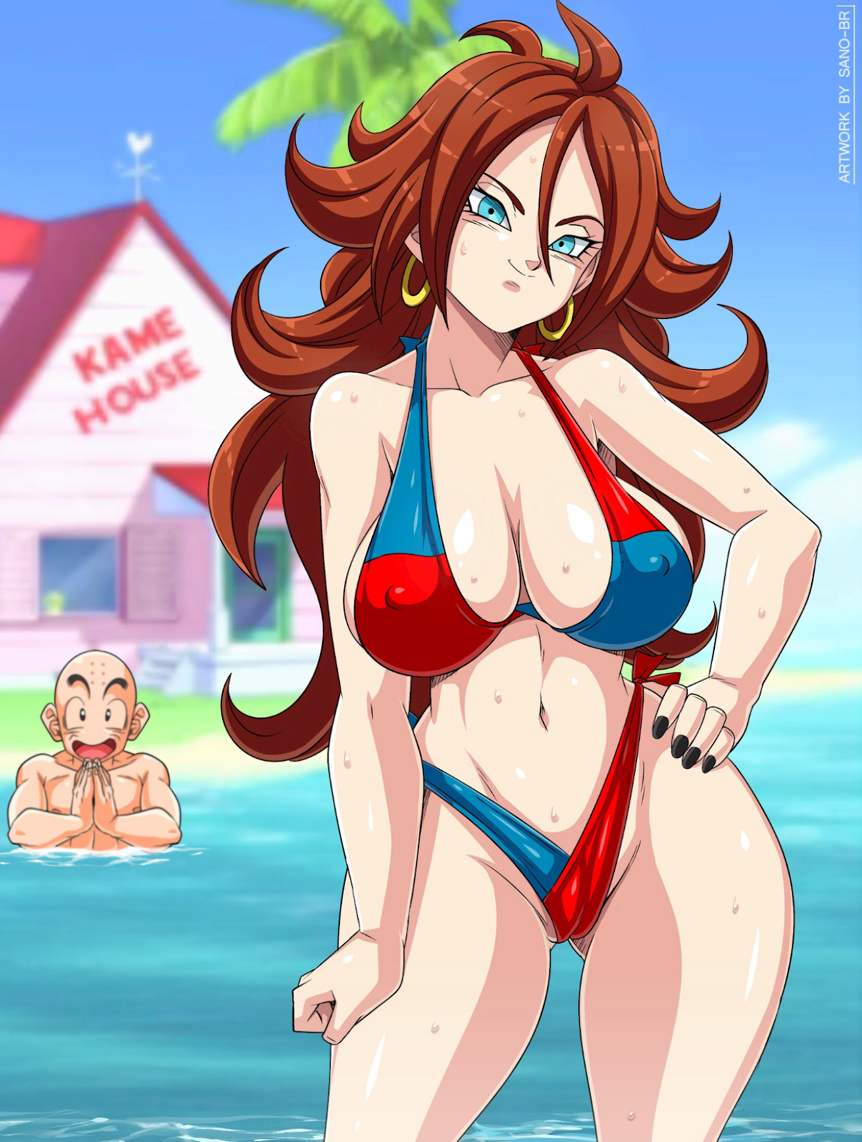 Android 21 & Krillin