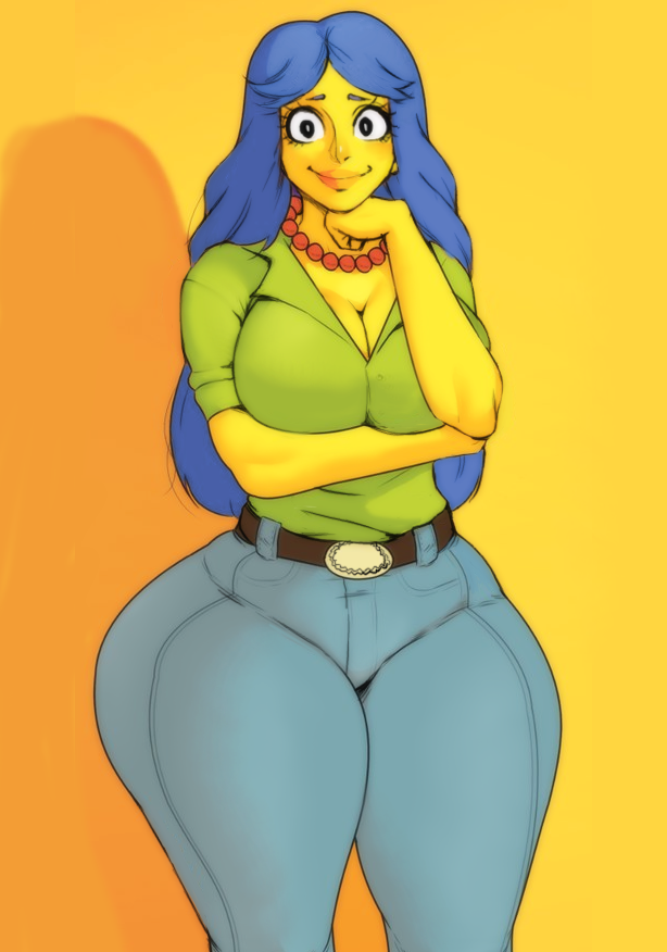 Thick Marge simpson