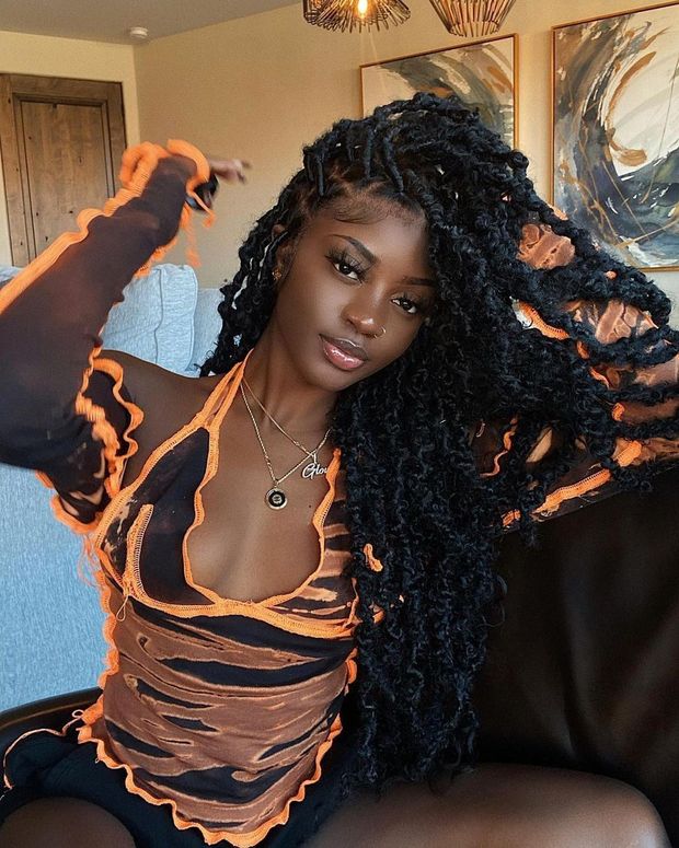 beautiful black
