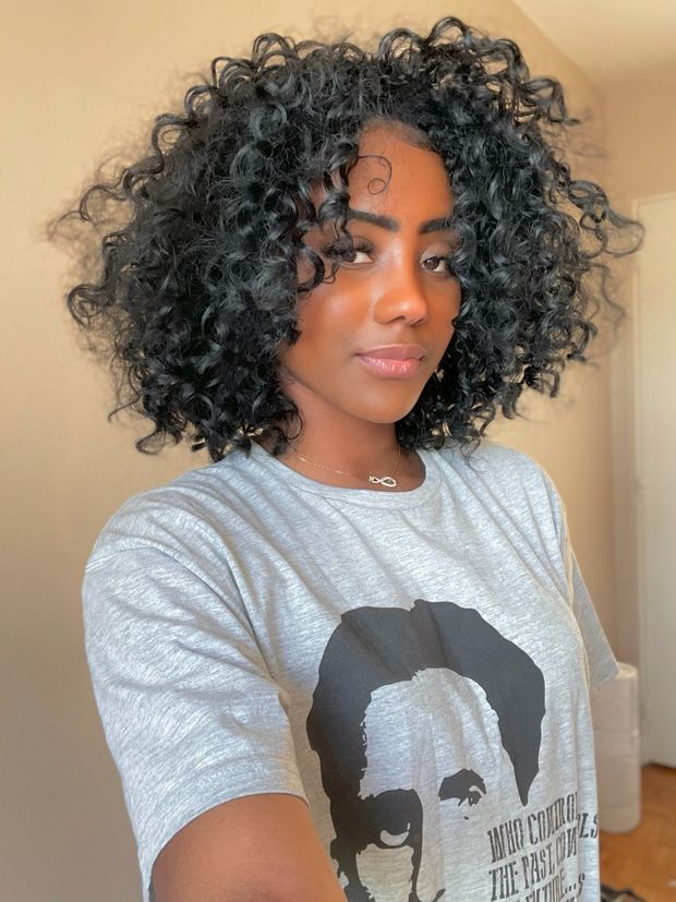 hot curly hair