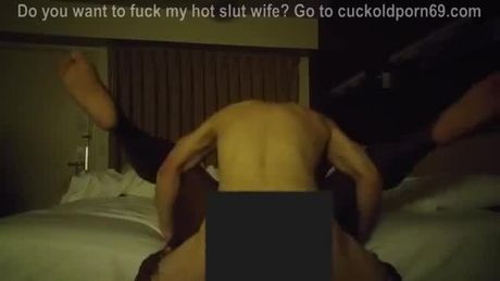 Petite Blonde Wife Taking BBC Creampie