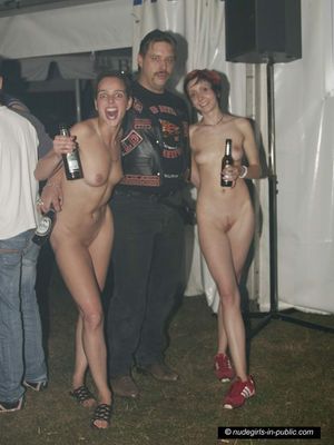 Nude public