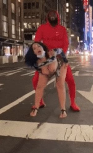 fucking in the middle of the street