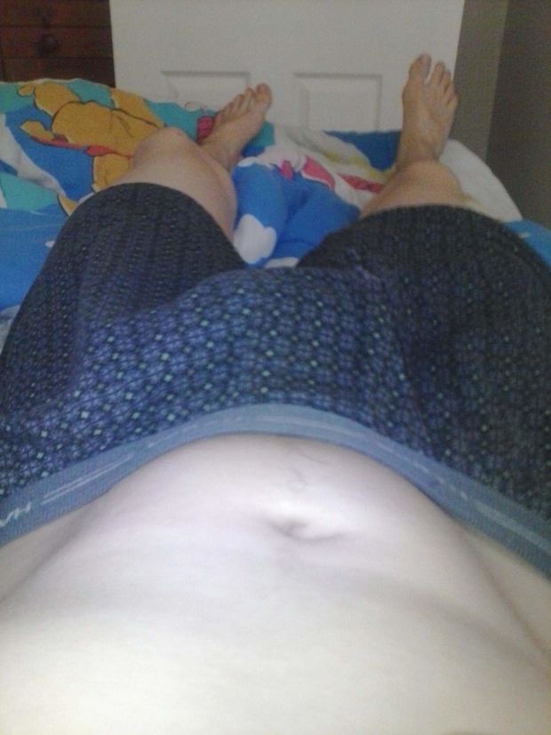 I'm laying in my underwear waiting for someone to take them off