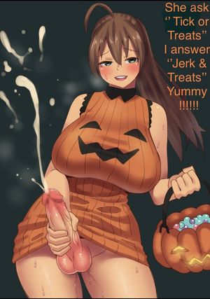 Halloween Shemale Cumshot