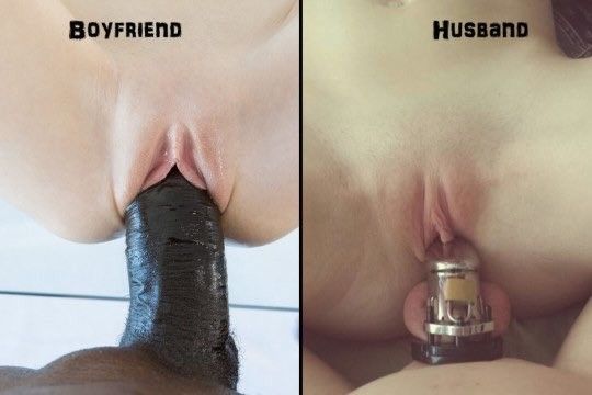 fucked by bbc or cuckold in cage