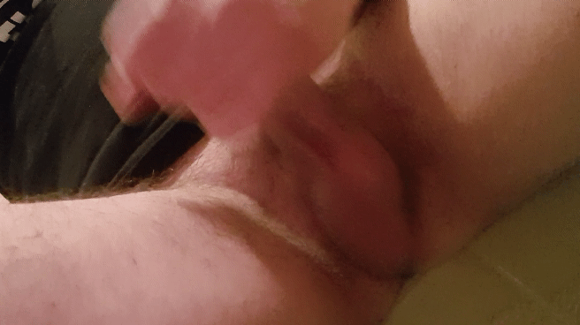 Playing with my hard dick