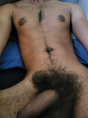 Hairy Uncut Cock..