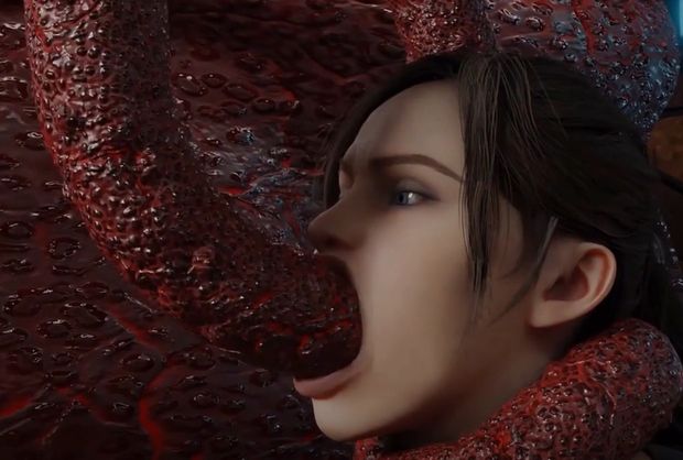 Swallowing evil tentacle