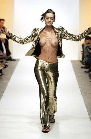 Runway rack on display. Breezy.