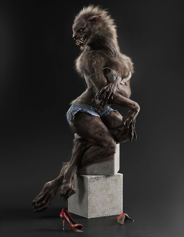 Werewolf pinup