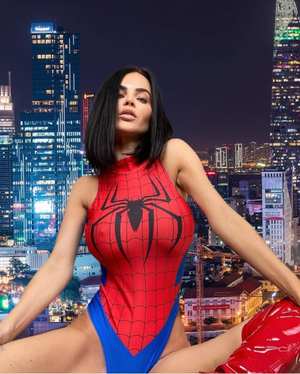 Busty spidergirl