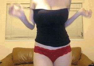 oops tits poppin out