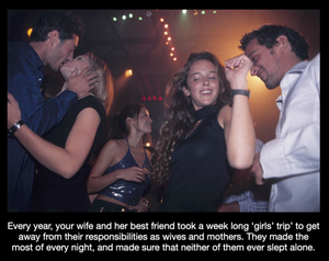 They never sleep alone...