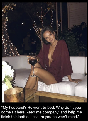 My husband went to bed...