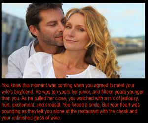 Your wife left you alone at the restaurant...