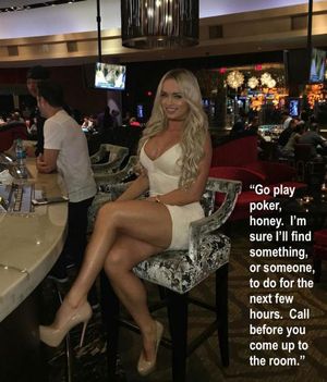 I'm sure she'll find something, or someone, to do...