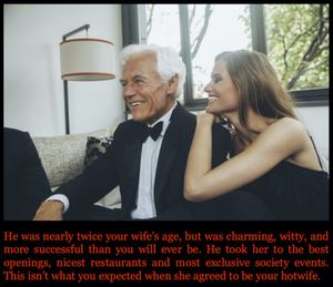 Twice her age, twice the man...