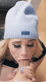 Hot Beanie Blowjob