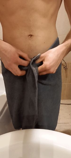 After the gym. Take a shower