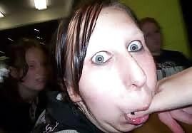 This stupid whore is so damn ugly it's almost sexy