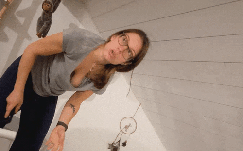 Your wife is nagging you to help, but you just want to pound her cunt and watch those mommy tits flopping around