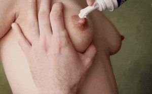 Eating Whipped Cream off Gorgeous Tits