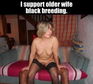 older woman black breeding