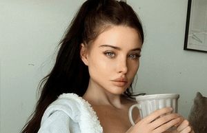 Suddenly the electrician she was watching intently pulled down his pants and showed off his hard cock. She did not waste time.