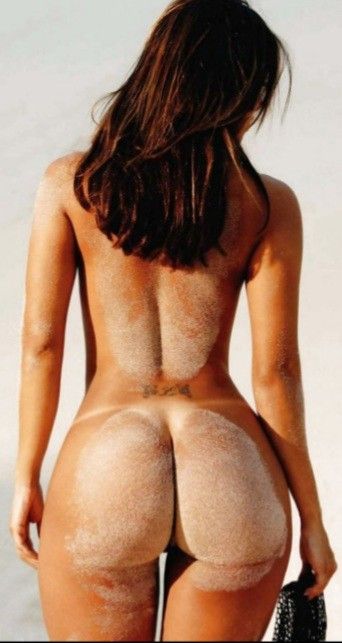 Excuse me ma'am,  let me just go ahead and brush that sand off❤