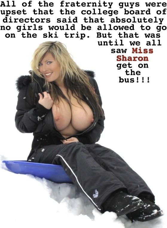 SKI TRIP TEACHER TITS