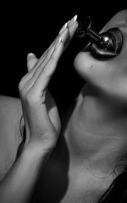 I do so like something hard in my mouth after it's been in my ass