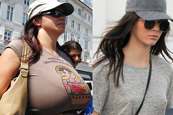 Breast Through the Shirt Comparison