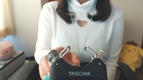 Busty Japanese woman's heartbeat ASMR. (Might have to use headphones to hear.)
