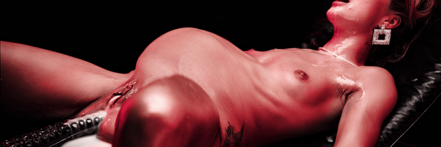 Inside her body there is a plenty of cum on Hentaied