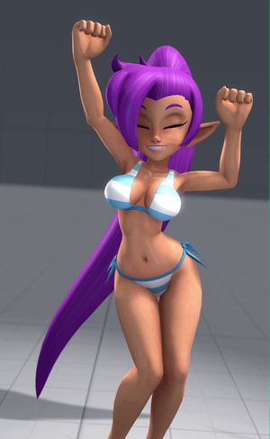 Shantae swimsuit dance