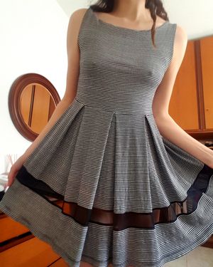 my girlfriend is ready to go to work . her boss wants this type of look . is it a good look for a segretary ?